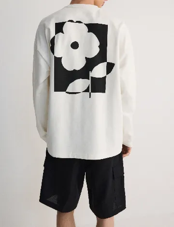 Bluza Oversize Reserved, ecru