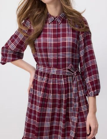 Rochie medie Reserved, visiniu
