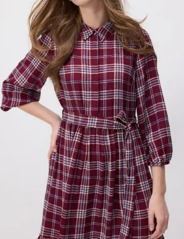 Rochie medie Reserved, visiniu