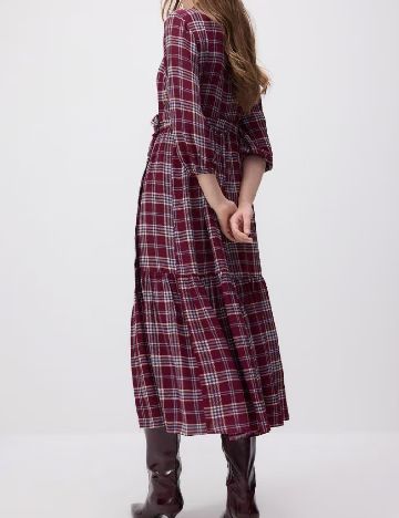 Rochie medie Reserved, visiniu