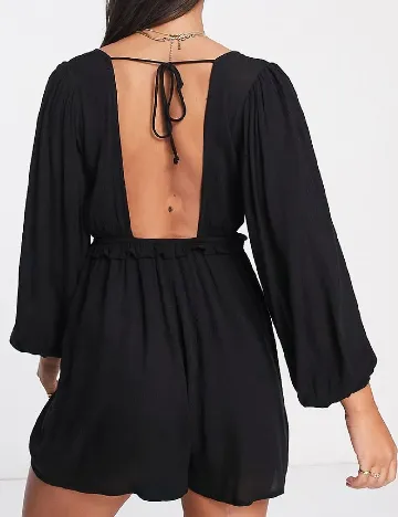 Salopeta ASOS, negru