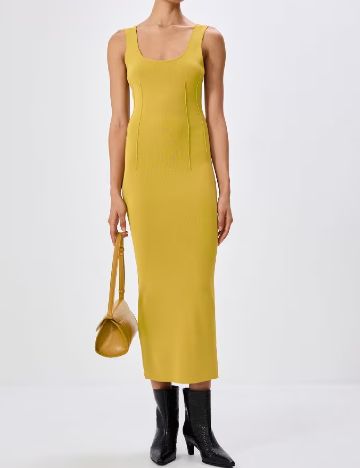 Rochie medie Reserved, galben