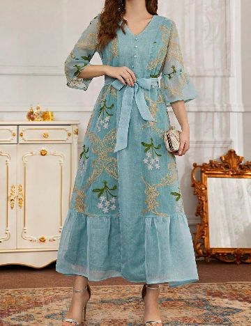 Rochie lunga SHEIN, albastru