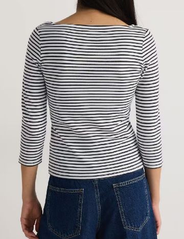Bluza Reserved, alb/negru