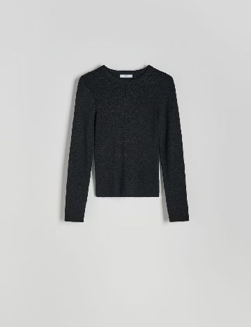Bluza Reserved, negru