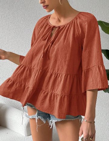 Bluza SHEIN, caramiziu