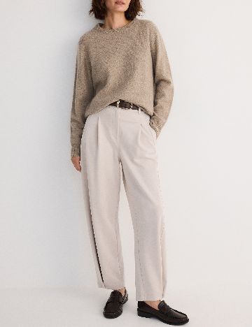 Pantaloni Reserved, bej