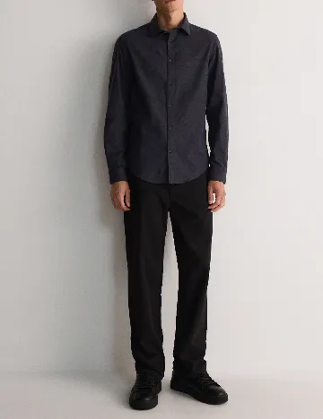 Camasa Reserved, bleumarin
