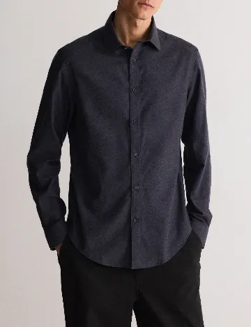 Camasa Reserved, bleumarin