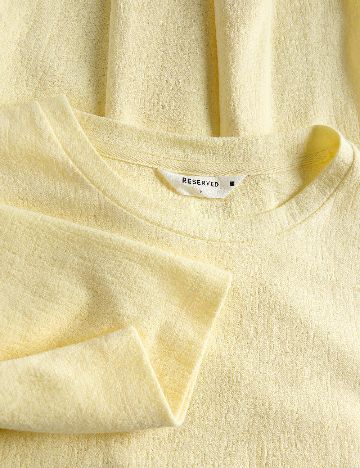 Tricou Reserved, galben