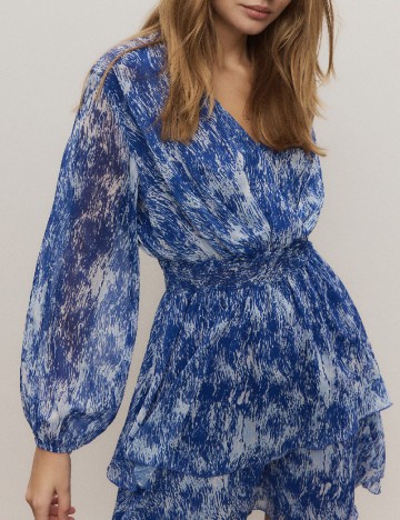Rochie scurta Reserved, albastru