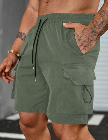 Pantaloni scurti SHEIN, verde