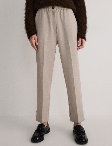 Pantaloni Reserved, bej