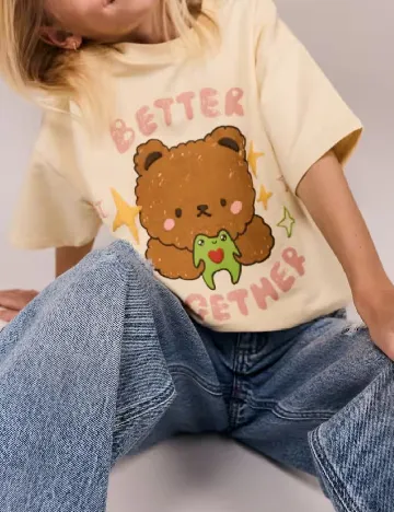 Tricou Reserved, crem