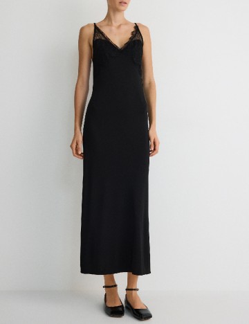Rochie medie Reserved, negru