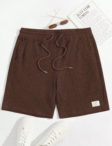 Pantaloni scurti SHEIN, maro