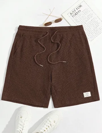 Pantaloni scurti SHEIN, maro