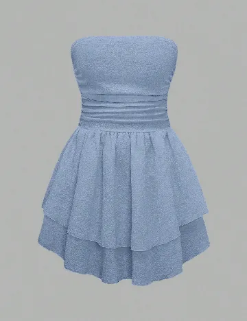 Rochie scurta SHEIN, albastru