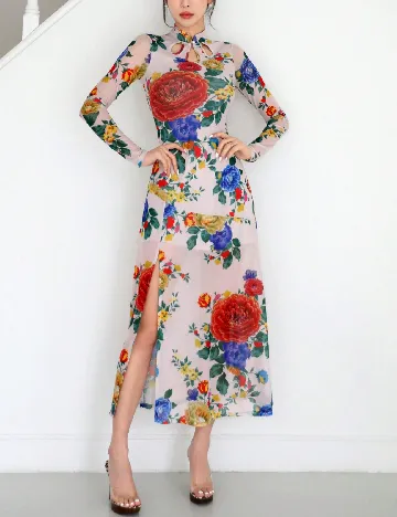 Rochie medie SHEIN, floral print