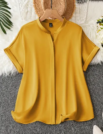 Camasa SHEIN CURVE, galben