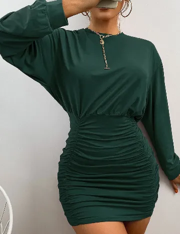 Rochie scurta SHEIN, verde