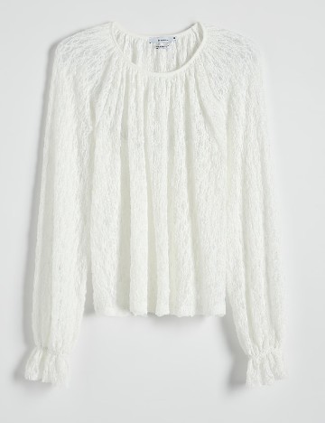 Bluza Reserved, alb