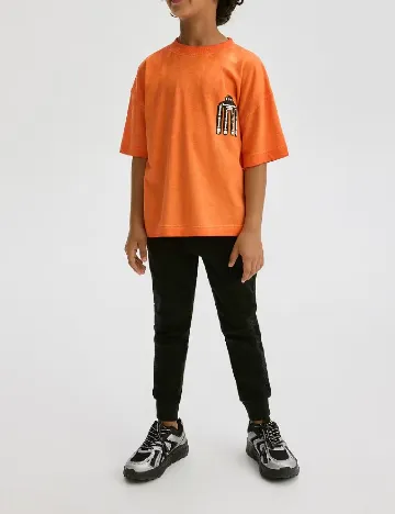 Pantaloni Reserved, negru