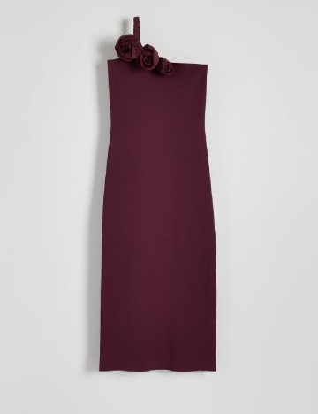 Rochie medie Reserved, pruna
