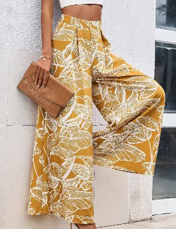 Pantaloni SHEIN, mustar