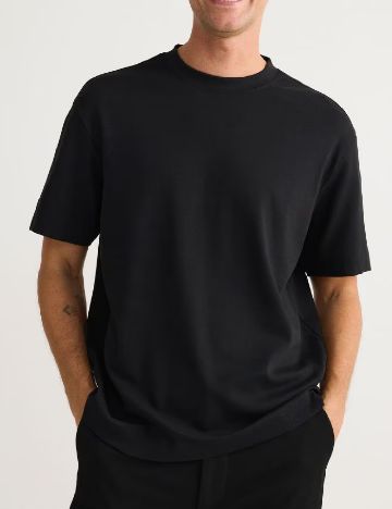 Tricou Oversize Reserved, negru