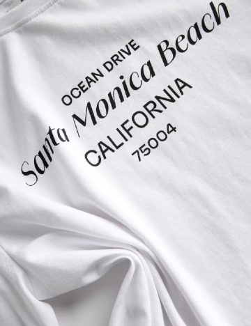 Tricou Reserved, alb