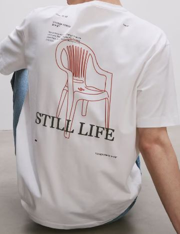 Tricou Reserved, alb