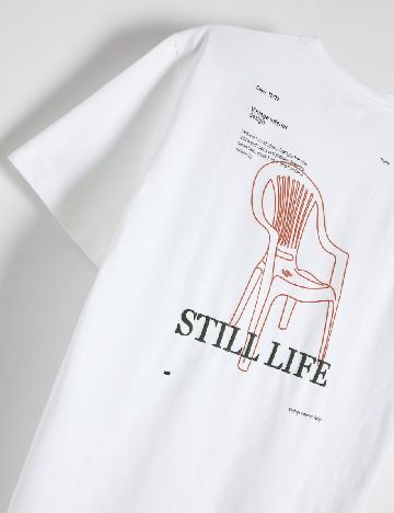 Tricou Reserved, alb