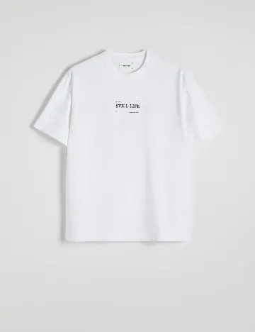 Tricou Reserved, alb