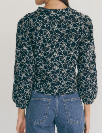 Camasa Reserved, bleumarin