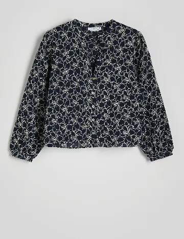 Camasa Reserved, bleumarin