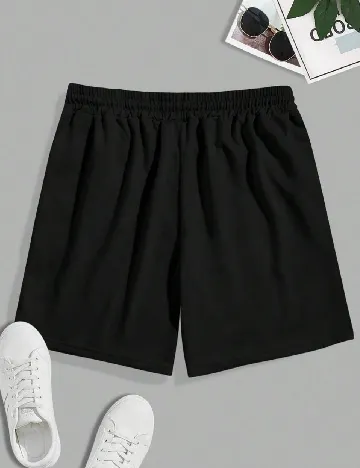 Pantaloni scurti SHEIN, negru
