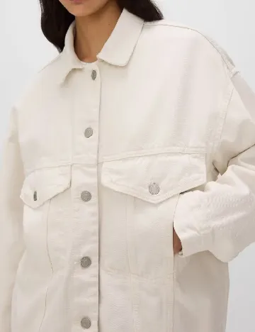 Jacheta Oversize Reserved, crem