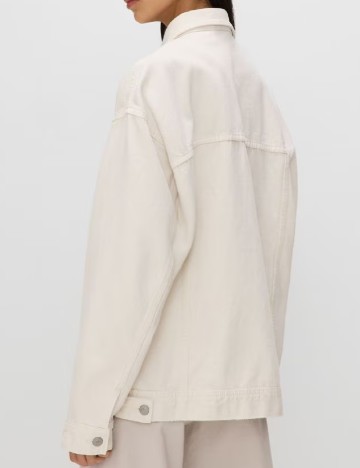 Jacheta Oversize Reserved, crem