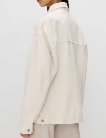 Jacheta Oversize Reserved, crem