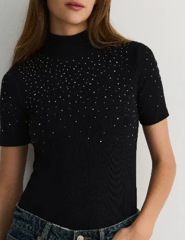 Tricou Reserved, negru