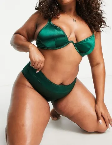 Sutien de baie South Beach Curve, verde