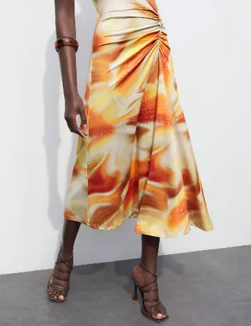 Rochie medie SHEIN, portocaliu Portocaliu