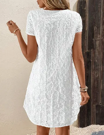 Rochie scurta SHEIN, alb