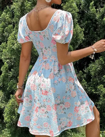 Rochie scurta SHEIN, albastru Albastru