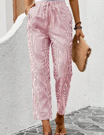 Pantaloni SHEIN, rosu