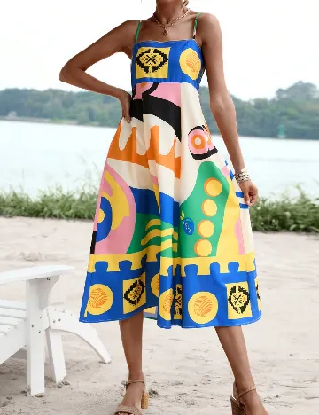 Rochie medie SHEIN, mix culori