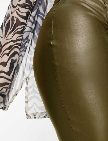 Pantaloni ASOS Curve, kaki
