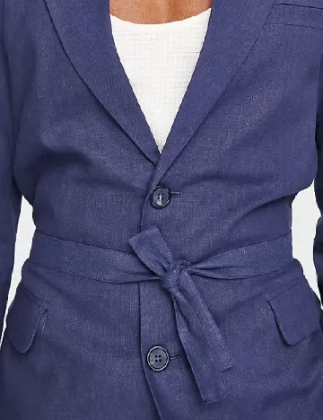 Sacou Bando, bleumarin Albastru