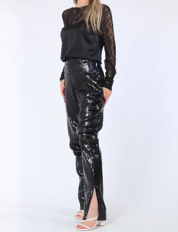 Pantaloni Kaiia, negru Negru